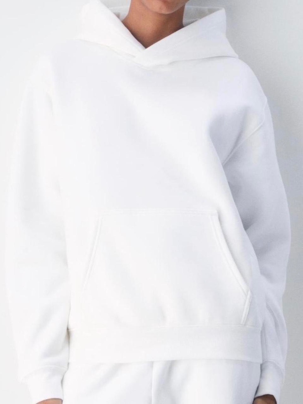 TNA Cozy AF Hoodie White Size Medium